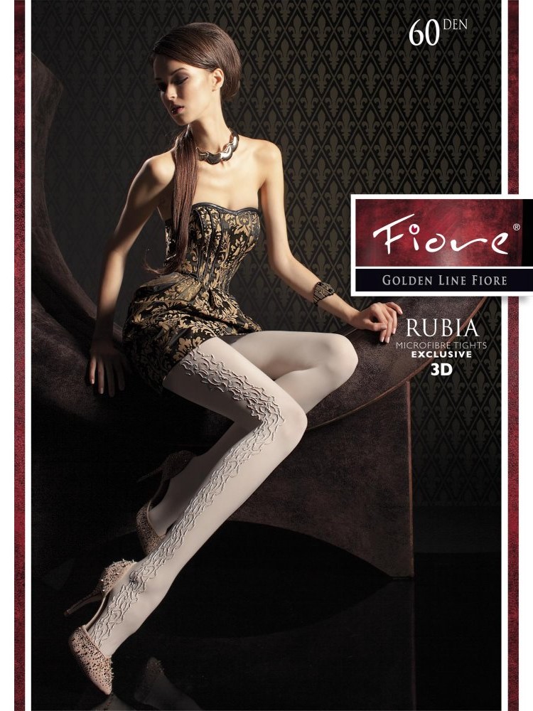 Fiore Rubia opaque microfibre Tights