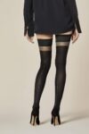 Fiore Seduce sparkling seamed Hold Ups