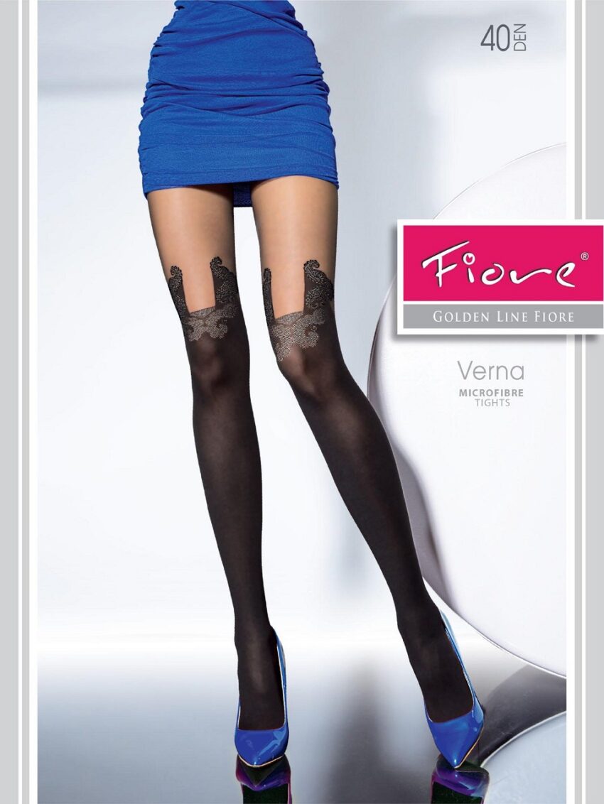 Verna FiORE patterned tights