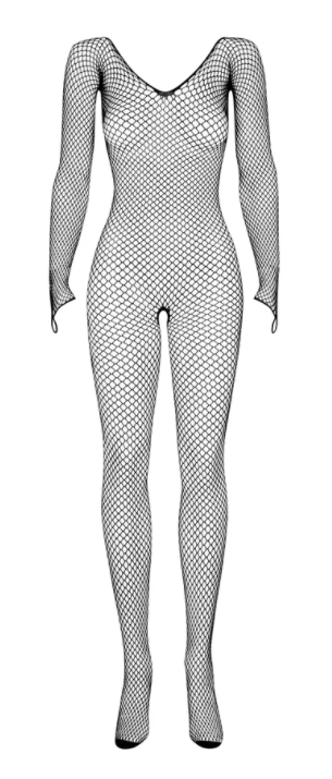 Obsessive lingerie N109 bodystocking black classique mesh