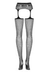 Obsessive S307 Suspender Tights Close Up Back