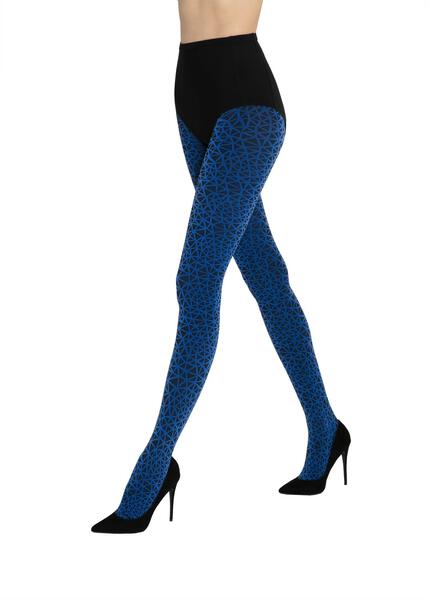 Sassi blue Gatta opaque tights