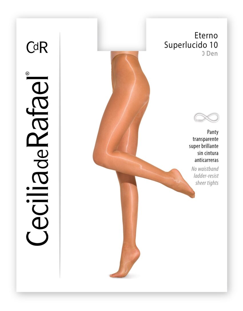 Cecilia De Rafael Eterno Superlucido 10 Shiny Pantyhose