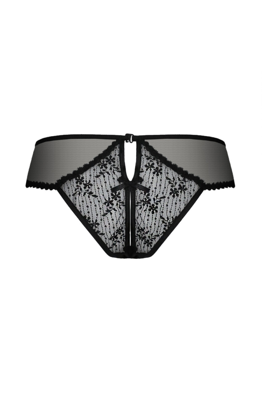 Lingerie Passion Ramira Thong Black Details Back