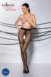 Passion TIOPEN021 Pantyhose Open Black