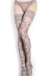 Ballerina 416 Luxury Fashion Hold Ups Details Grey