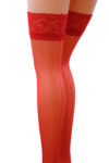 Passion ST022 Seamed Stockings Red