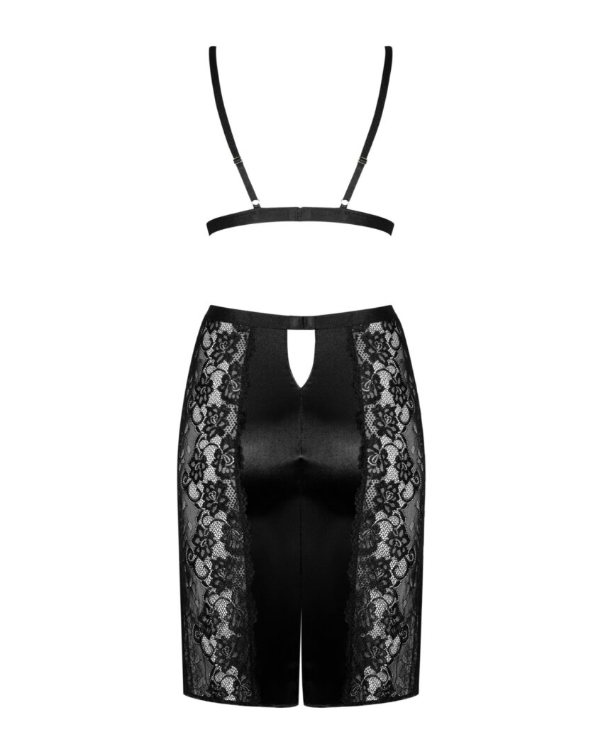 Obsessive Blanita Bra & Skirt Details Back