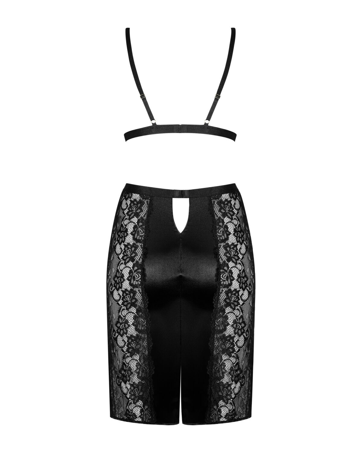 Obsessive Blanita Bra & Skirt Details Back