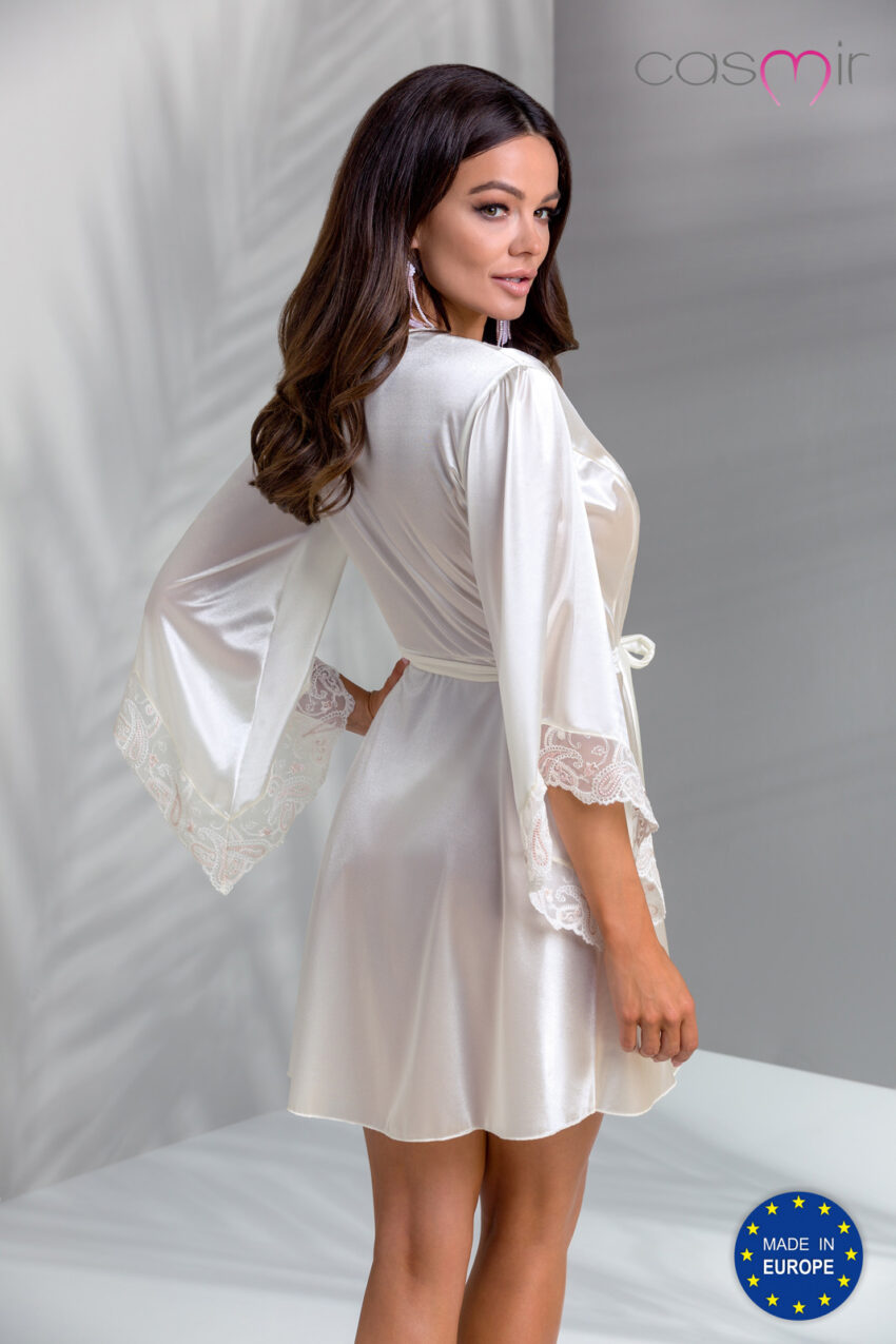 Lingerie Casmir Inoe Peignoir White Back