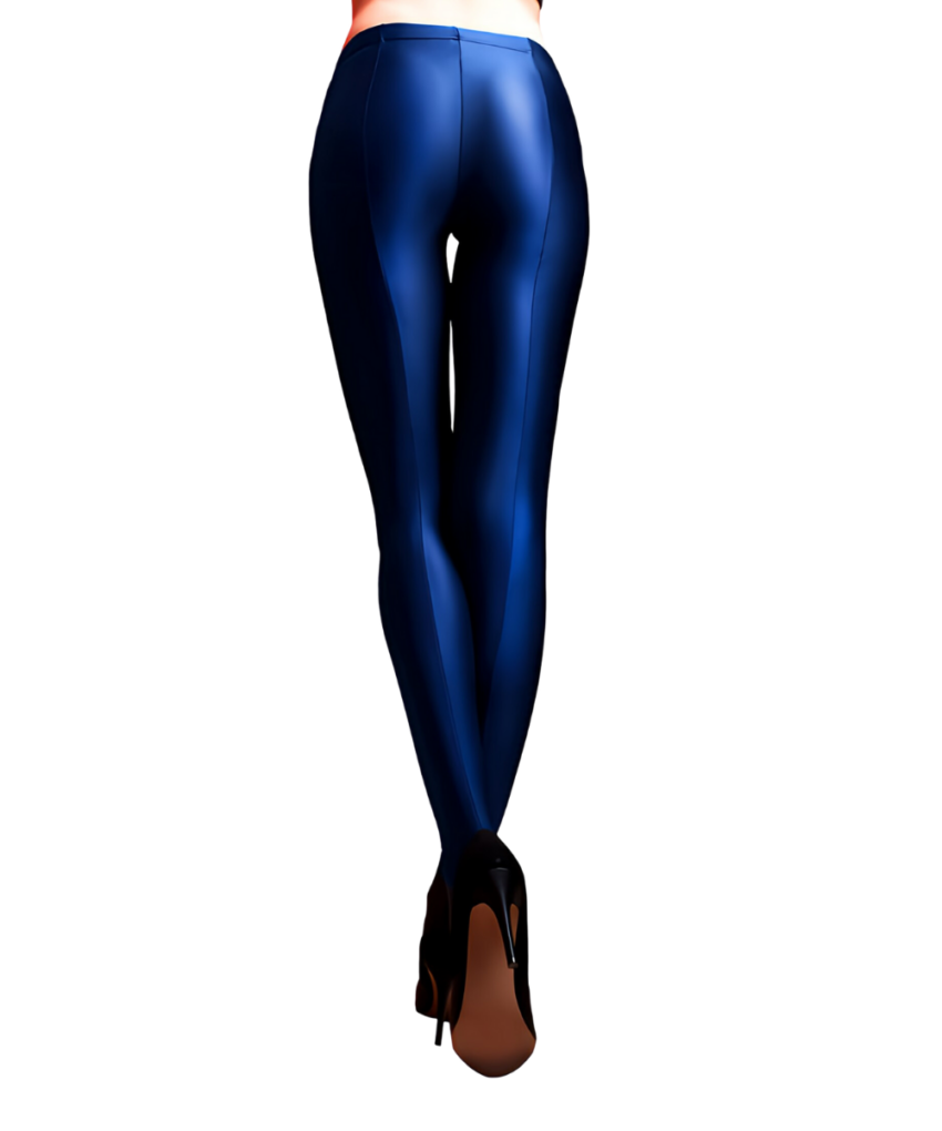 Cecilia De Rafael Uppsala Glossy Tights Azulon